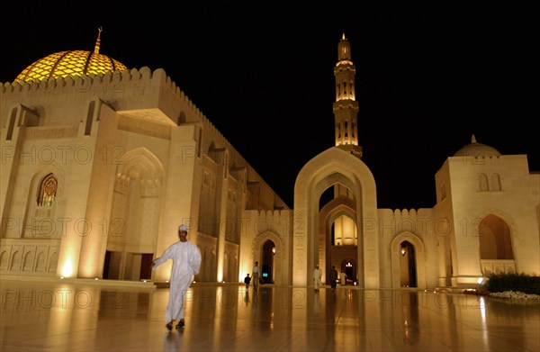 La Grande Mosquée du sultan Qabous, janvier 2003