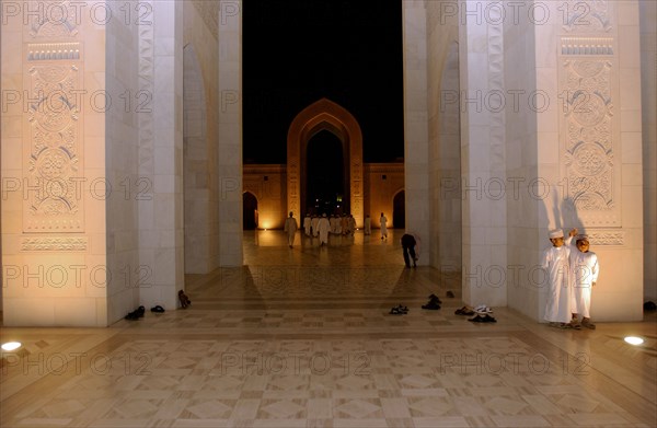 La Grande Mosquée du sultan Qabous, janvier 2003