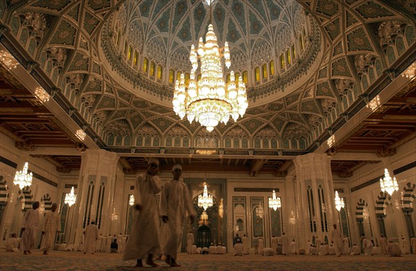 La Grande Mosquée du sultan Qabous, janvier 2003