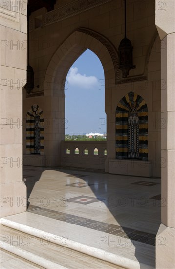 La Grande Mosquée du sultan Qabous, janvier 2003