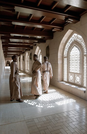 La Grande Mosquée du sultan Qabous, janvier 2003