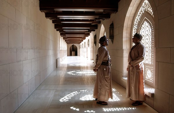 La Grande Mosquée du sultan Qabous, janvier 2003