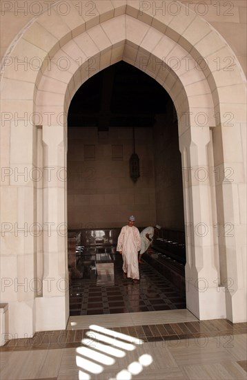 La Grande Mosquée du sultan Qabous, janvier 2003