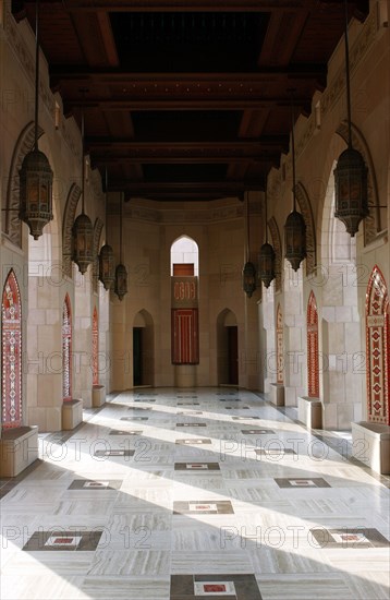 La Grande Mosquée du sultan Qabous, janvier 2003