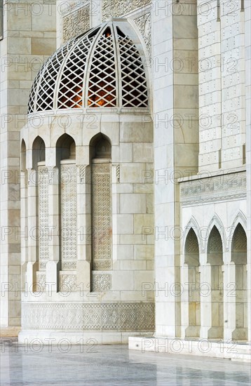 La Grande Mosquée du sultan Qabous, janvier 2003