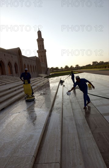 La Grande Mosquée du sultan Qabous, janvier 2003