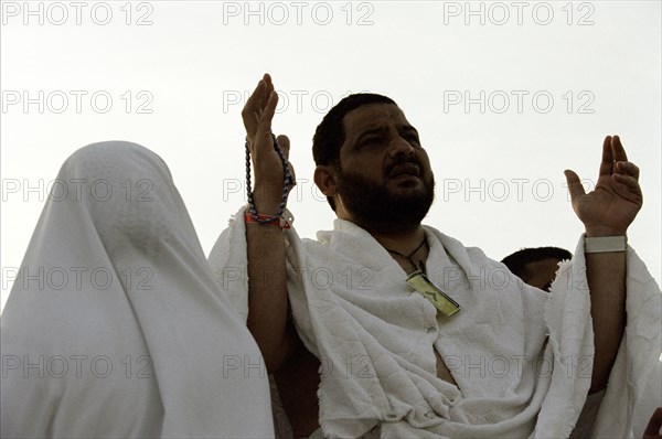 Pèlerins sur le Mont Arafat, février 2003