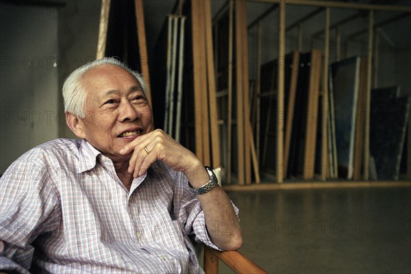 Portrait de Zao Wou-Ki, septembre 2003