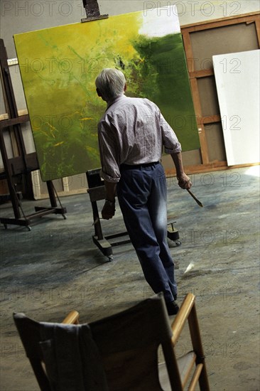 Portrait de Zao Wou-Ki, septembre 2003