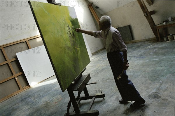 Portrait de Zao Wou-Ki, septembre 2003