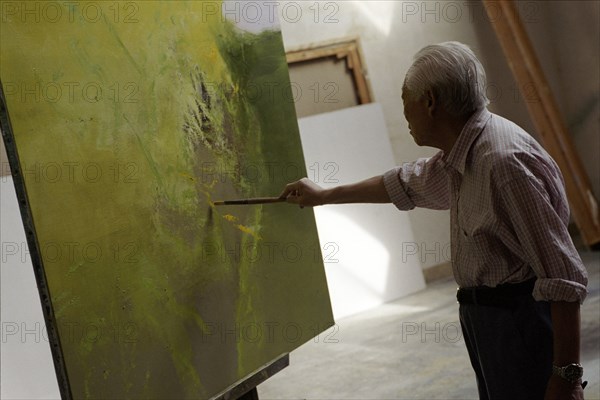 Portrait de Zao Wou-Ki, septembre 2003