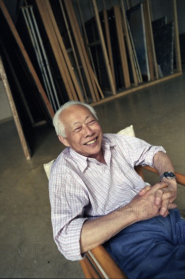 Portrait de Zao Wou-Ki, septembre 2003