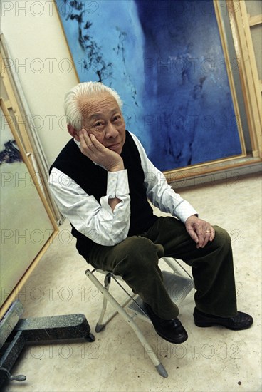 Portrait de Zao Wou-Ki, septembre 2003