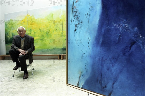 Portrait de Zao Wou-Ki, septembre 2003