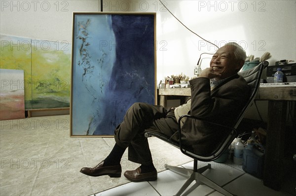 Portrait de Zao Wou-Ki, septembre 2003