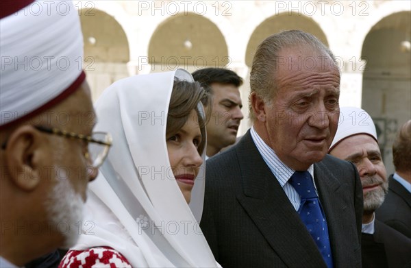 Juan Carlos and Sophia of Spain visit Syria