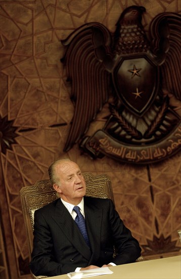 Juan Carlos and Sophia of Spain visit Syria