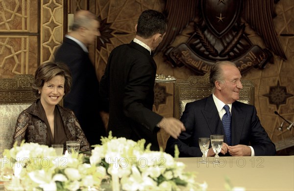 Juan Carlos and Sophia of Spain visit Syria