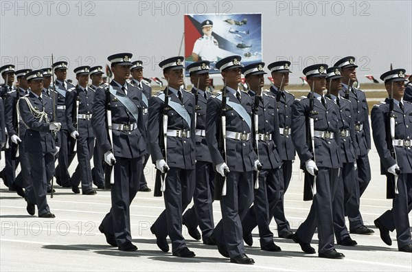 Intégration des officiers en présence du roi Abdallah II de Jordanie, juillet 2004