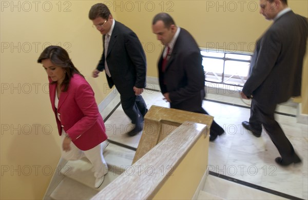 Dora Bakoyanni, femme politique grecque, juin 2004