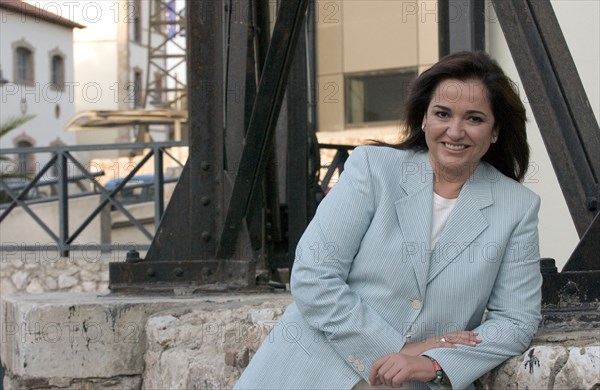 Dora Bakoyanni, femme politique grecque, juin 2004