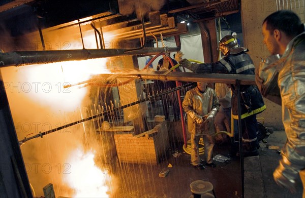 La cristallerie Saint Louis à Strasbourg, juillet 2004