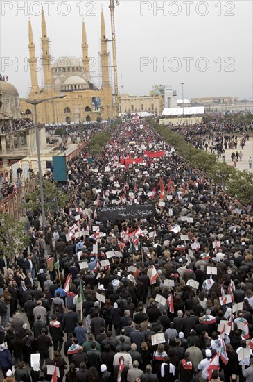 Funeral of the former Lebanese Prime Minister Rafic Hariri