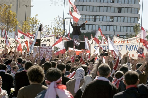 A week after the murder of former prime minister Rafic Hariri