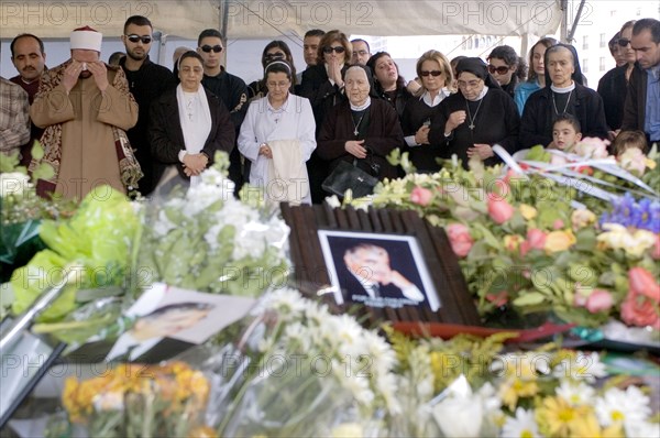 Rassemblements une semaine après l'assassinat de Rafiq Hariri, février 2005