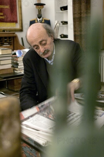 Walid Joumblatt, mars 2005