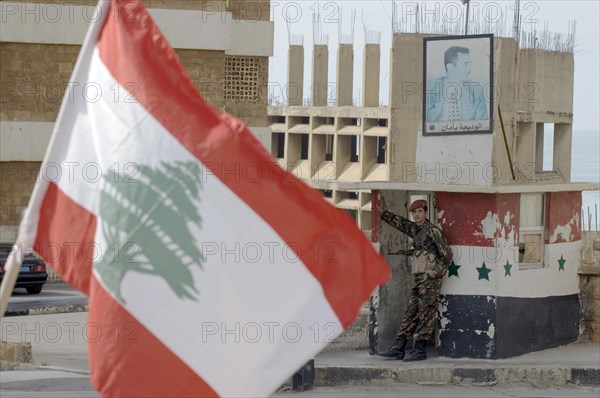 L'armée syrienne au Liban, mars 2005