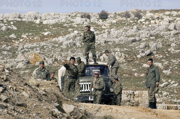 L'armée syrienne au Liban, mars 2005