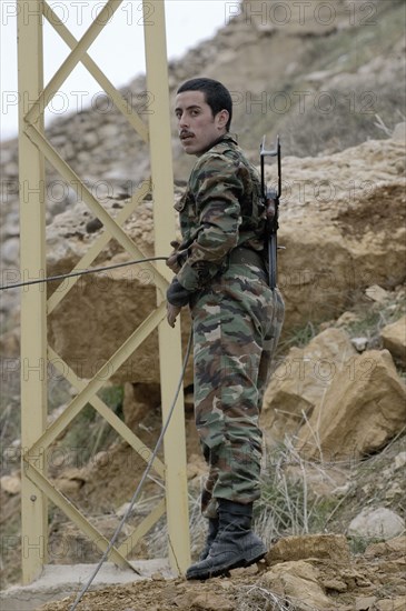 L'armée syrienne au Liban, mars 2005