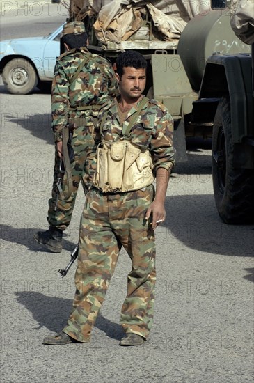 L'armée syrienne au Liban, mars 2005