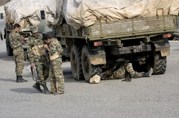 L'armée syrienne au Liban, mars 2005