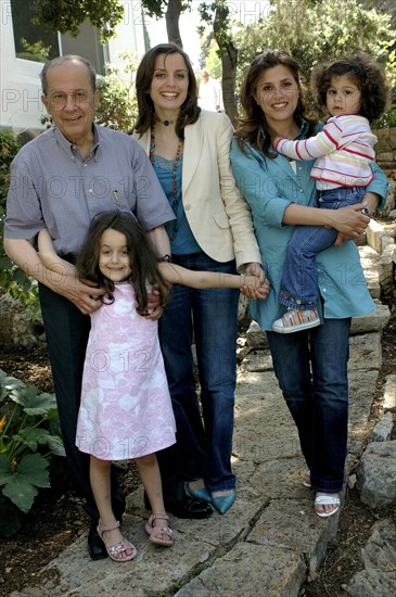 Former Army Commander, General Michel Aoun at Home in Lebanon