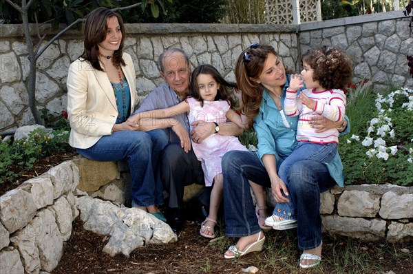 Former Army Commander, General Michel Aoun at Home in Lebanon