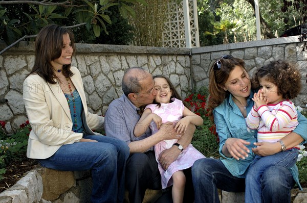 Former Army Commander, General Michel Aoun at Home in Lebanon