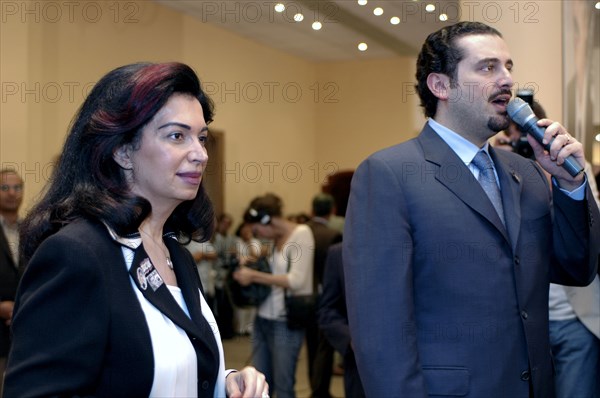 Saad Hariri lors des élections législatives au Liban, mai 2005