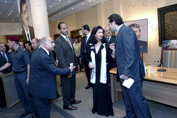 Saad Hariri lors des élections législatives au Liban, mai 2005