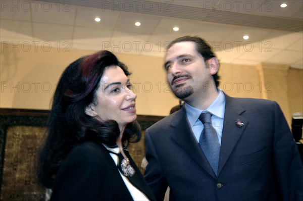 Saad Hariri lors des élections législatives au Liban, mai 2005