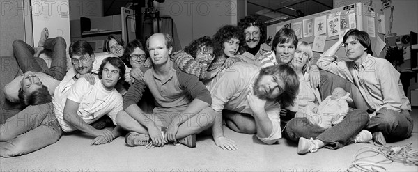 Steve Jobs et l'équipe Apple en 1984