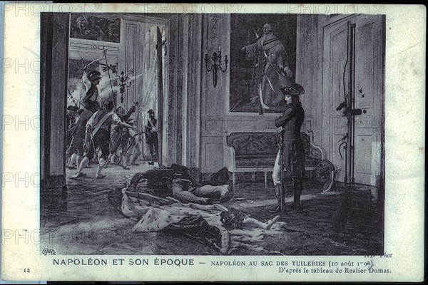 Napoléon au sac des Tuileries.