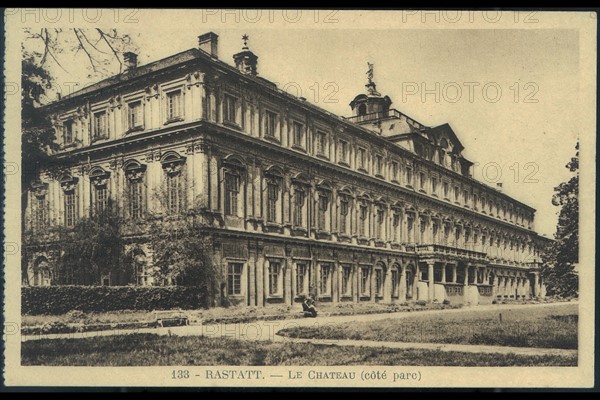 Le château de Rastatt.