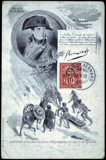 Centenary of the Crossing of Alps by Napoleon Bonaparte.