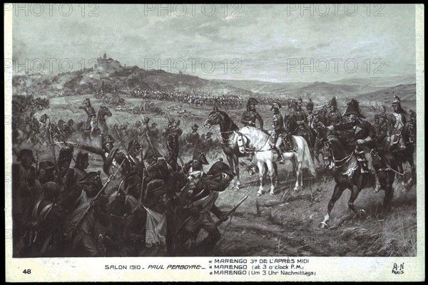 Napoléon Bonaparte. 
Bataille de Marengo.