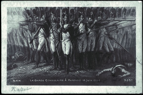 La Garde Consulaire pendant la bataille de Marengo.