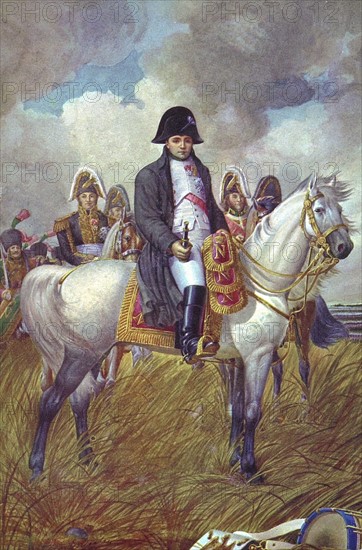 Napoléon 1er lors de la bataille d'Iéna.