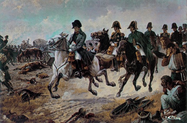 Napoleon I at the Battle of Jena.