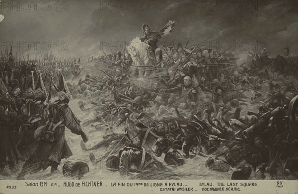 The End of the 19th line regiment at the Battle of Eylau.